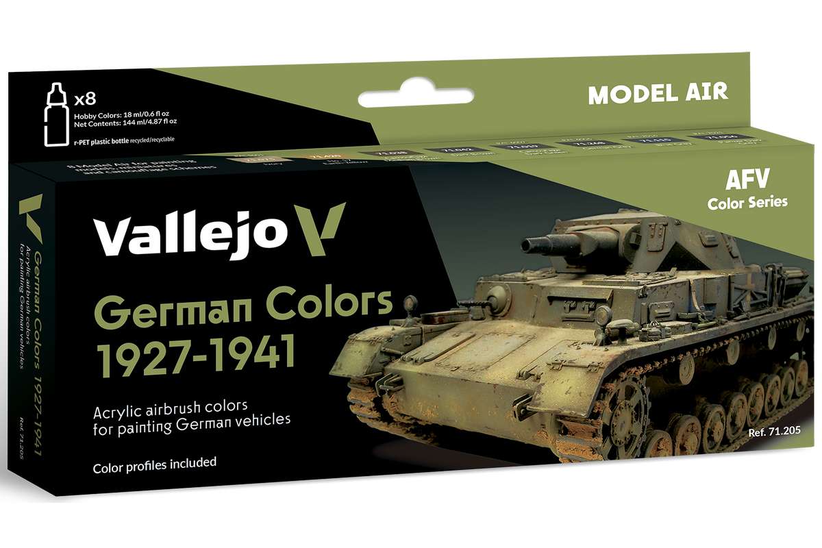 Model Air set German WWII colors 1927-1941 8x18ml